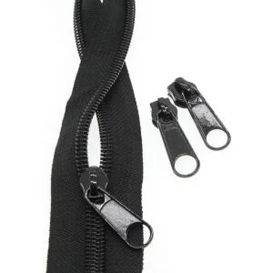 Leekayer The Yards Cremalleras de nailon negro 5 a