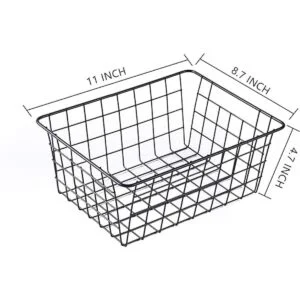 Cestas de alambre para organizar cestas de despensa del