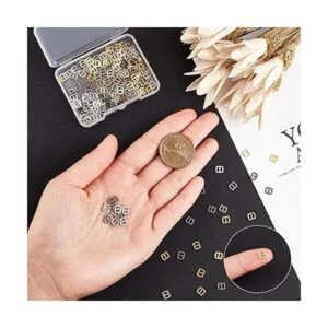 PH PandaHall 200 piezas de 4 colores mini aleación