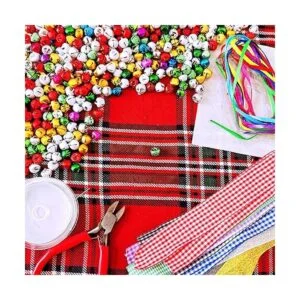 14 juegos de corona de cascabel de Navidad adornos para