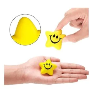 20 piezas de bolas de sonrisa de estrella mini bola de