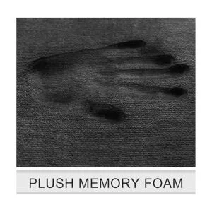 FEELSO Juego de alfombras de baño de espuma viscoelástica