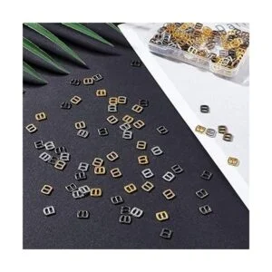 PH PandaHall 200 piezas de 4 colores mini aleación