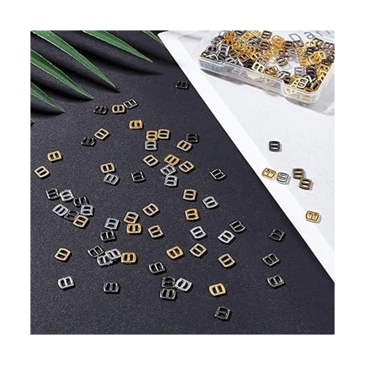 PH PandaHall 200 piezas de 4 colores mini aleación