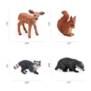 16 figuras de animales del bosque figuras de criaturas_3