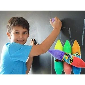 JARU Pizarra de tiza lavable 6 paquetes de 8 colores.