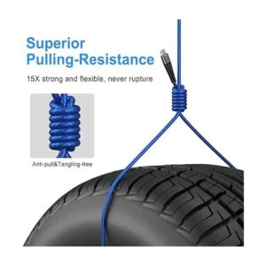 Cable micro USB de 11.5 ft cargador de teléfono Android_4