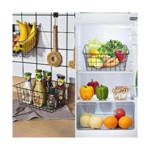 Cestas de alambre para organizar cestas de despensa del