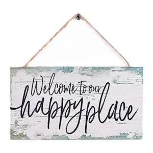 AJHERO Letrero decorativo colgante de madera de 6 x 12_1