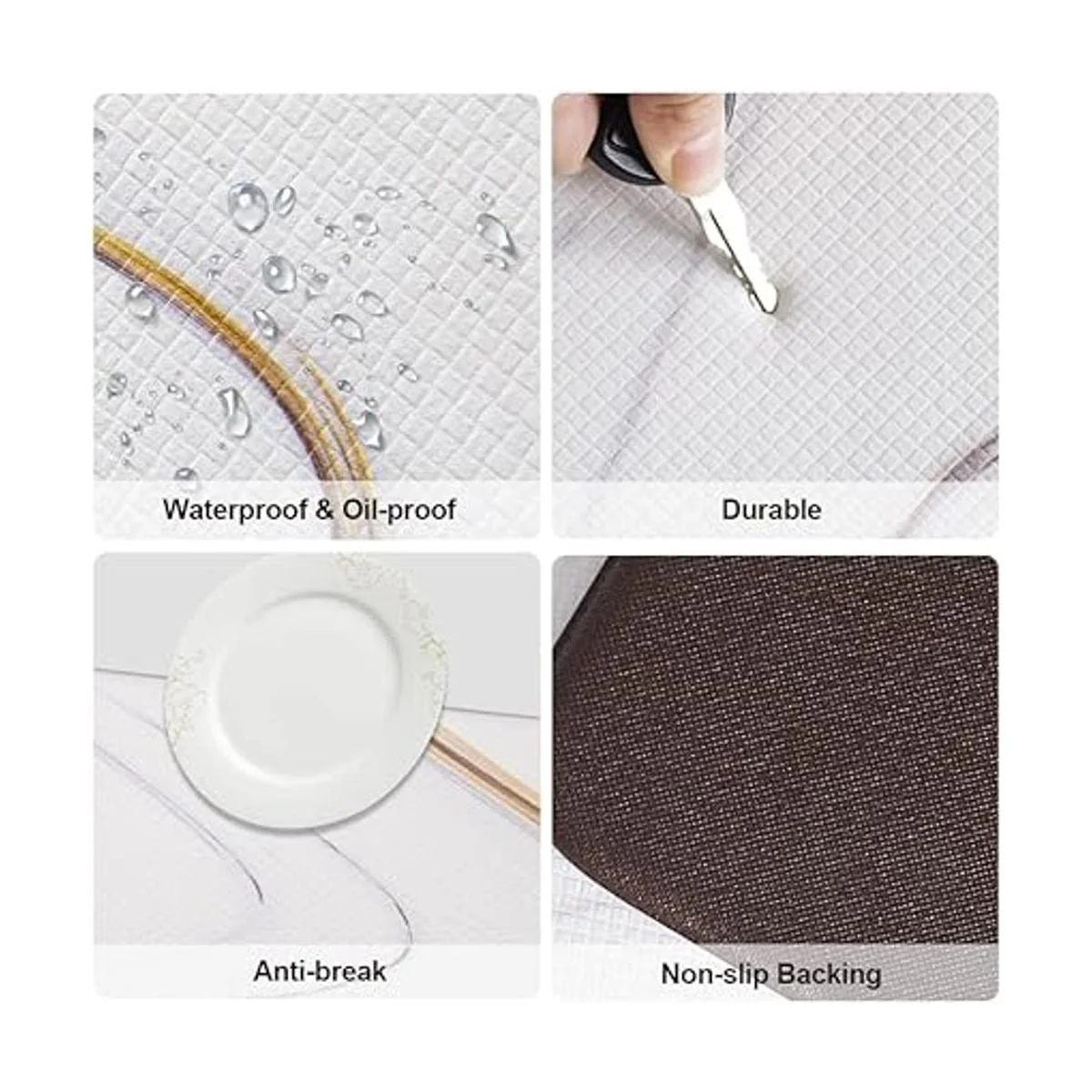 Colorful Star Juego de 2 alfombras de cocina acolchadas_3