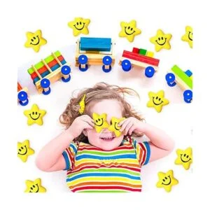 20 piezas de bolas de sonrisa de estrella mini bola de