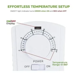 EconoHome Termostato ajustable termostato universal de_5