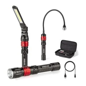 POPULO Luces de trabajo LED 3 en 1 con base magnética_1