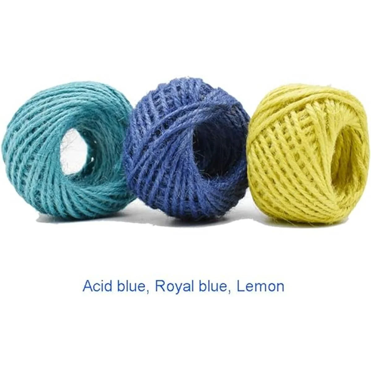 Cuerda de yute natural de 12 colores cuerda de yute de_3