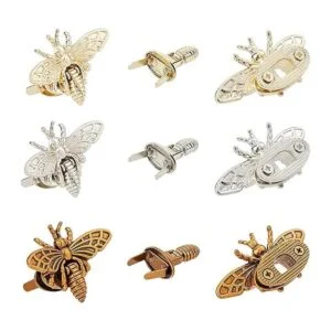 PH PandaHall 6 juegos de 3 colores de cierre torcido de