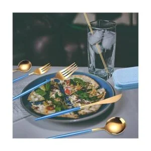 AARAINBOW Juego de cubiertos de acero inoxidable de 8_5