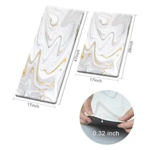 Colorful Star Juego de 2 alfombras de cocina acolchadas_2