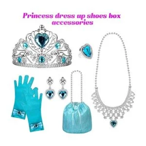 Juego de zapatos de vestir de princesa para niñas juego_4