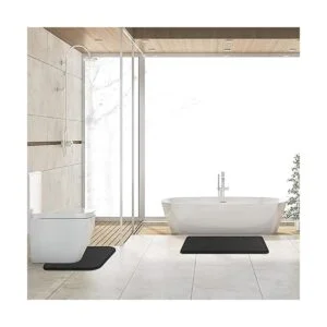 FEELSO Juego de alfombras de baño de espuma viscoelástica