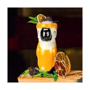 Tiki Juego de 8 tazas de cóctel Tazas de cerámica Tiki_5