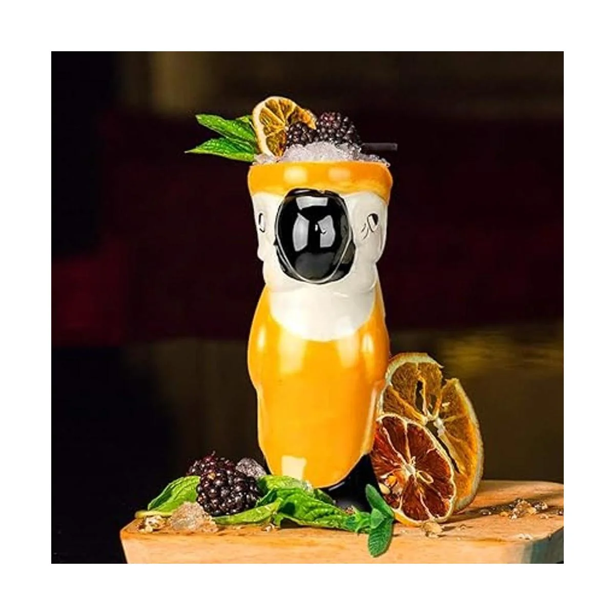 Tiki Juego de 8 tazas de cóctel Tazas de cerámica Tiki_5