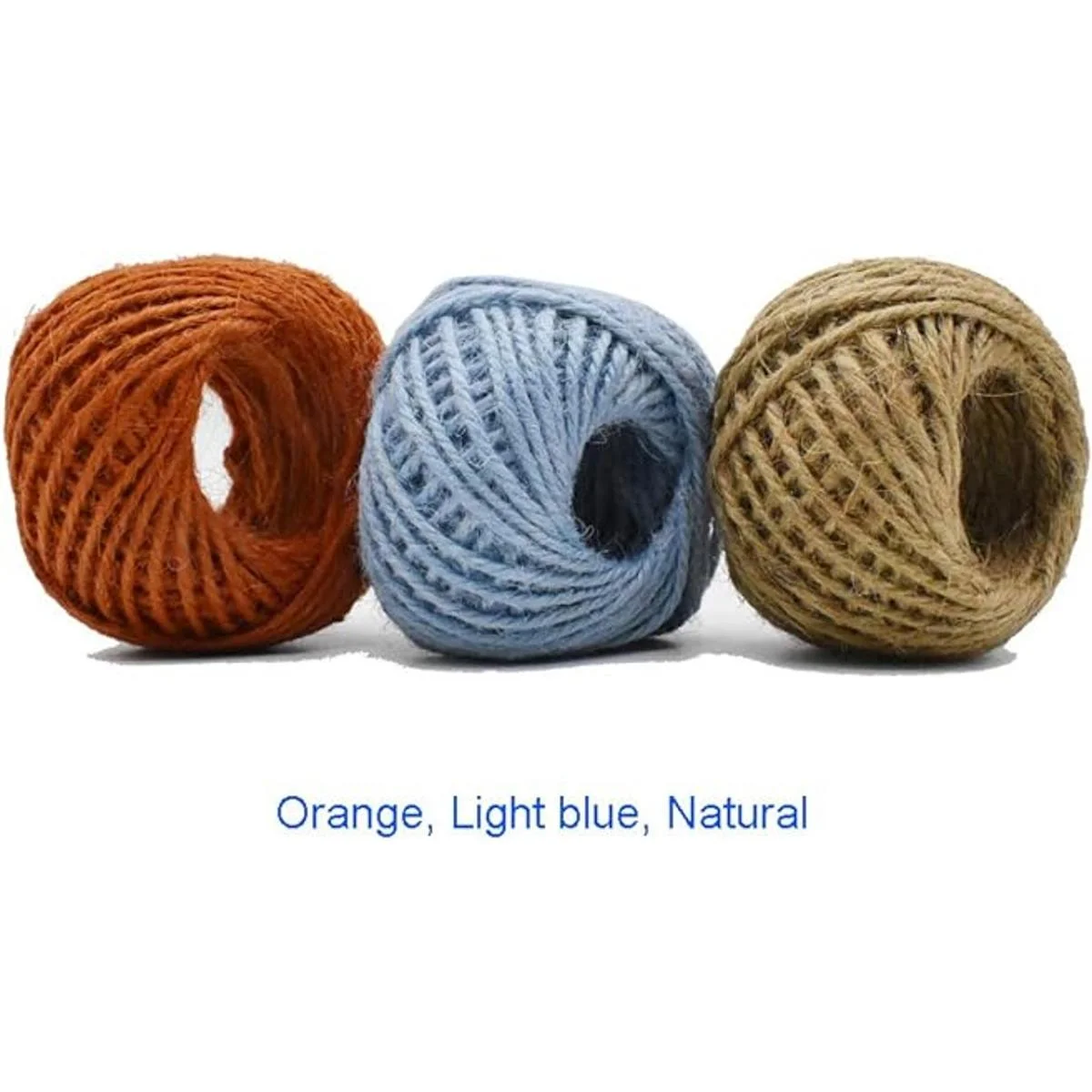 Cuerda de yute natural de 12 colores cuerda de yute de_4