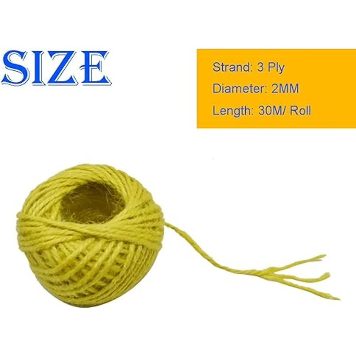 Cuerda de yute natural de 12 colores cuerda de yute de_2