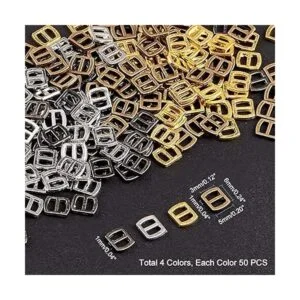 PH PandaHall 200 piezas de 4 colores mini aleación