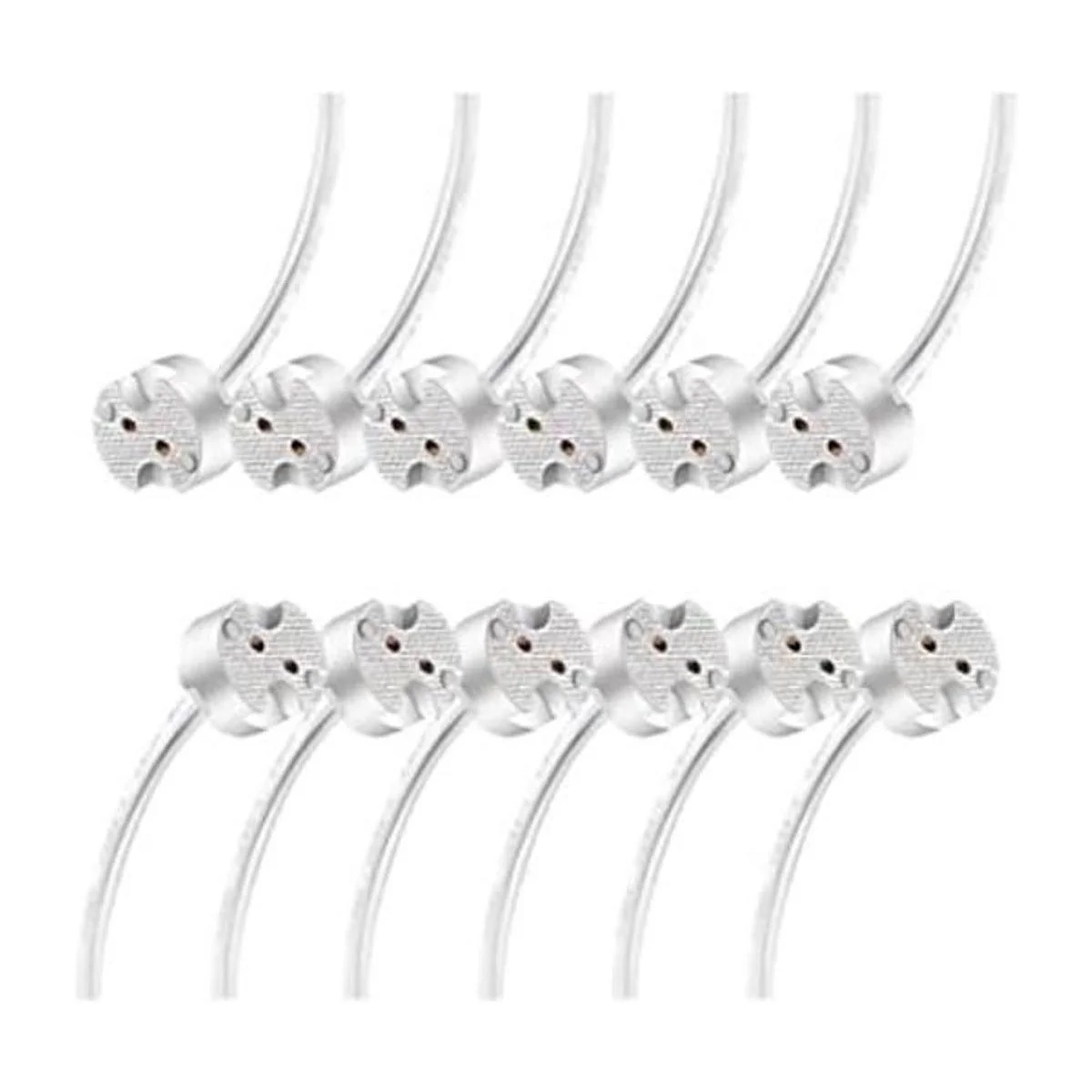 Noobibaba Juego de 12 conectores para bombillas G4 GU5.3_1
