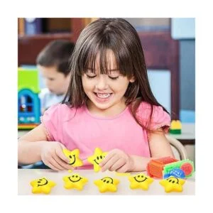 20 piezas de bolas de sonrisa de estrella mini bola de