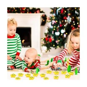 20 piezas de bolas de sonrisa de estrella mini bola de