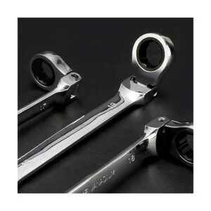 Juego de llaves de trinquete de cabeza flexible de 22