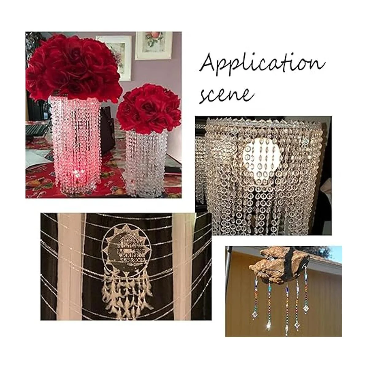 PH PandaHall 2880 cuentas de bicono de 0.236 in facetadas