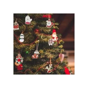 32 dijes de Navidad esmaltados dorados para hacer joyas