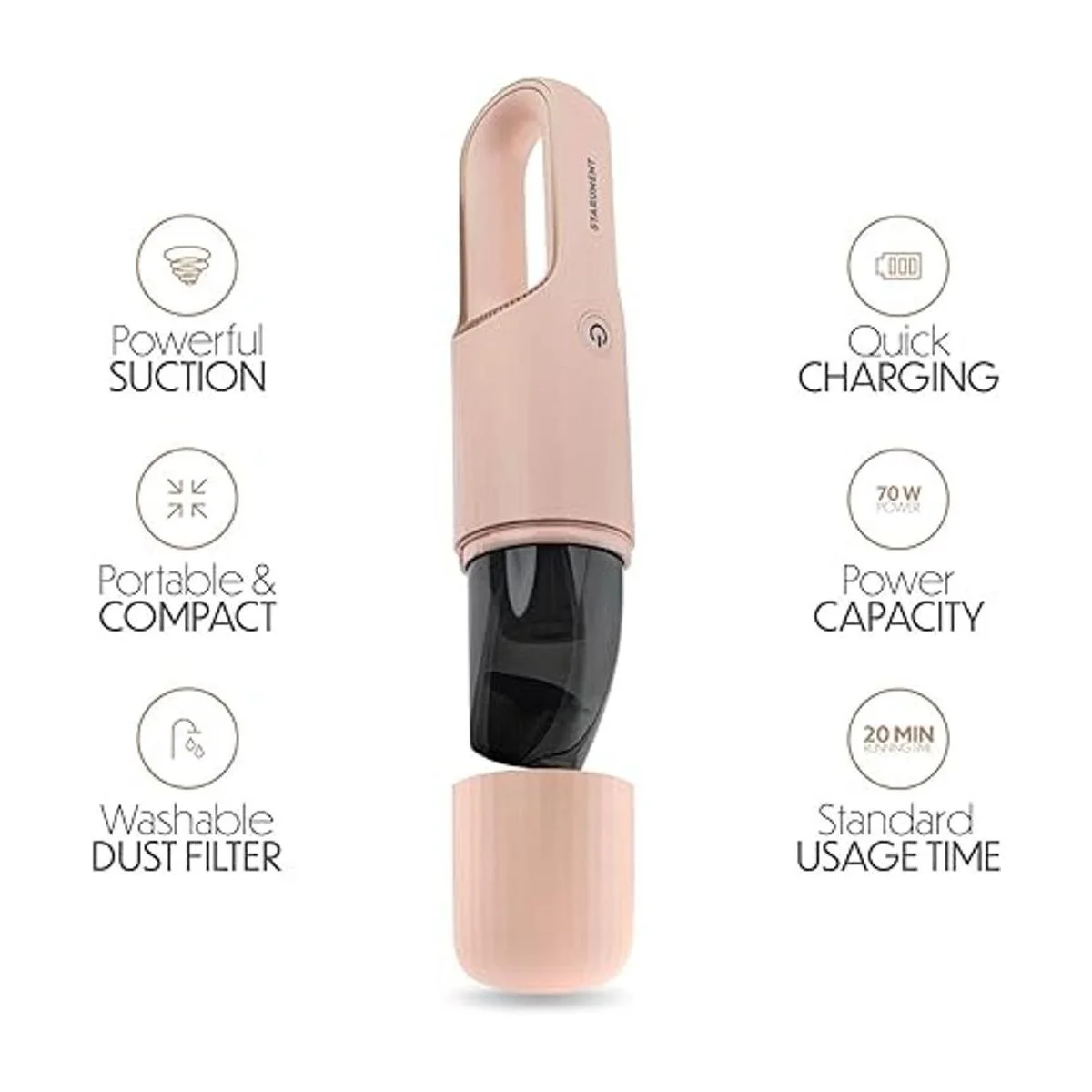Starument Aspiradora portátil inalámbrica con batería_3