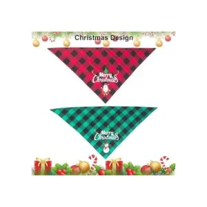 ADOGGYGO Paquete de 2 bandana para perro diseño clásico a_4