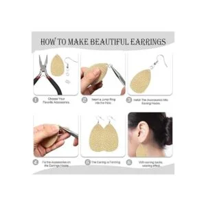 TOAOB 150 ganchos para aretes de colores mixtos