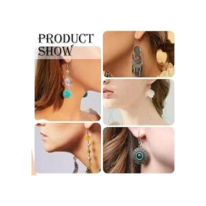 TOAOB 150 ganchos para aretes de colores mixtos