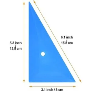 AHCHAY Juego de 4 pegatinas de vinilo con forma de