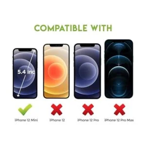 Paquete de 3 protectores de pantalla para iPhone 12 Mini_2