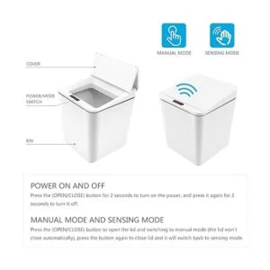 FEBHBRQ Touchless Mini cubo de basura para encimera_3