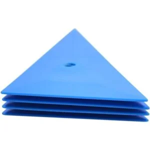 AHCHAY Juego de 4 pegatinas de vinilo con forma de