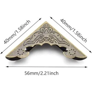 SDTC Tech Juego de 20 protectores de esquina de metal_3