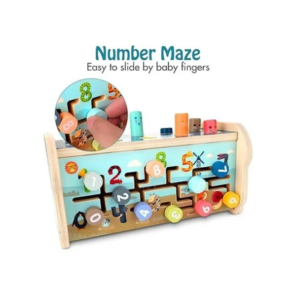 KIDWILL Montessori Juguete de martillo de madera para_5