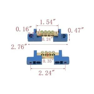 MY MIRONEY Bloque de terminales azul de 4 posiciones de_2