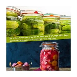 30 juntas de silicona para tarros de silicona