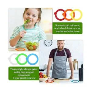 30 juntas de silicona para tarros de silicona