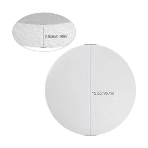 16 discos redondos de espuma para manualidades de 6 x 6 x