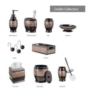 Creative Scents Dublin Ganchos para cortina de ducha