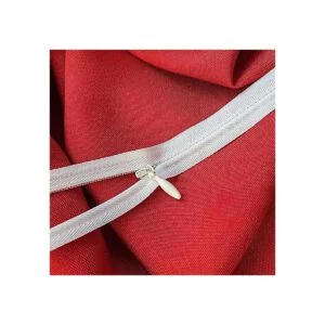 Cremallera invisible de 18 pulgadas blanco no separación